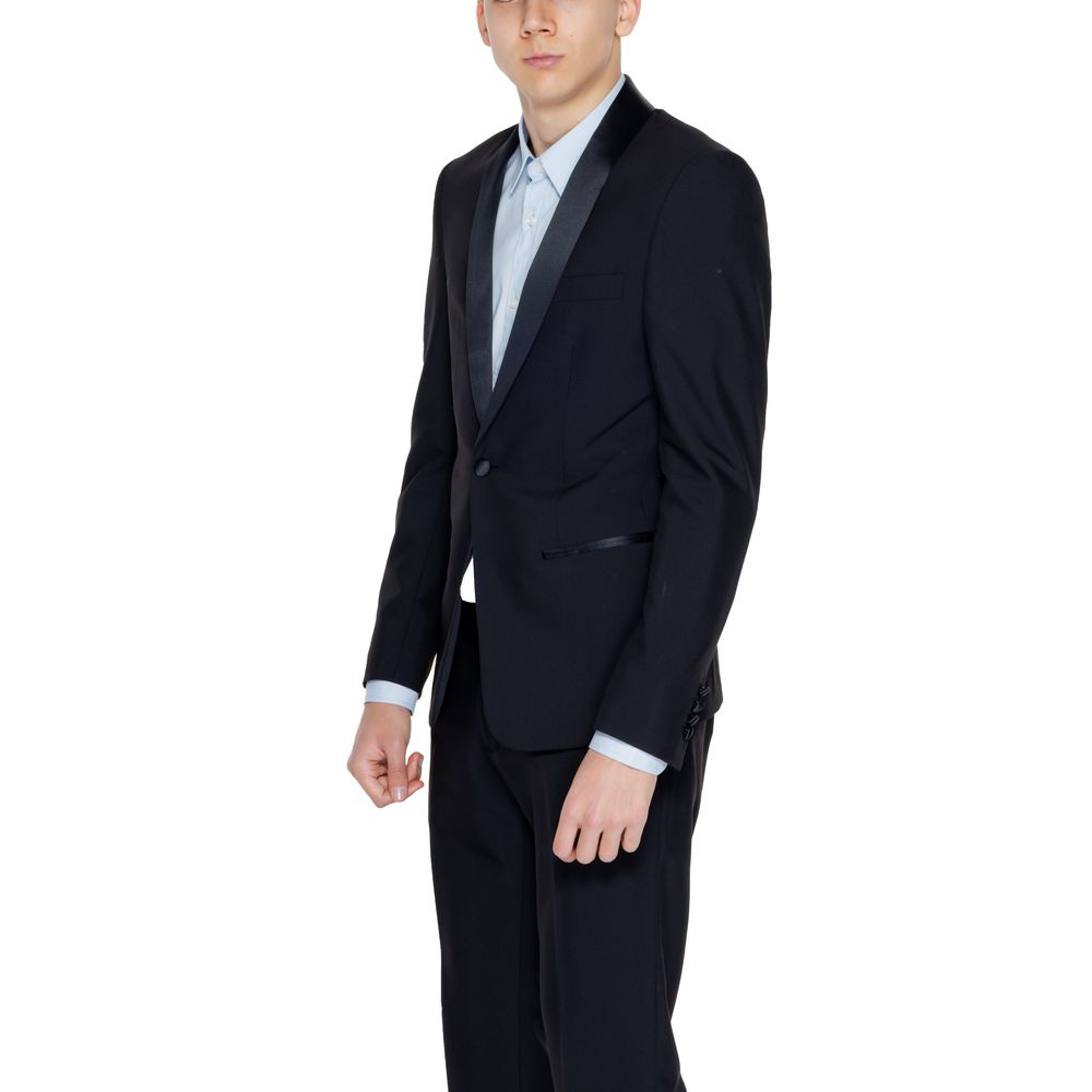 Antony Morato Black Polyester Blazer
