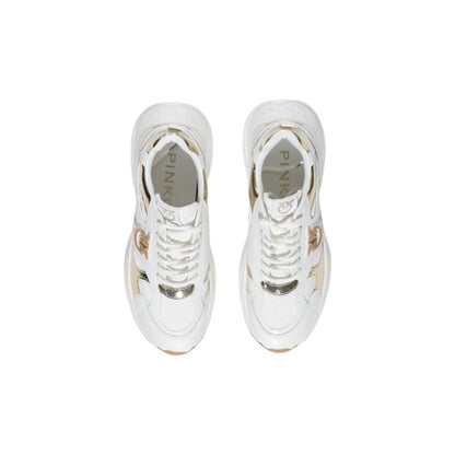 PINKO White Leather Chunky Sneakers PINKO
