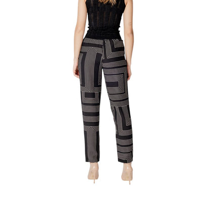 Jacqueline De Yong Black Viscose Pants