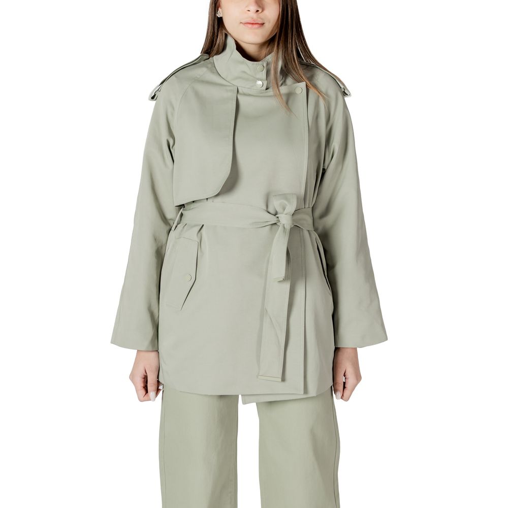 Morgan De Toi Bicolor Cotton Parka