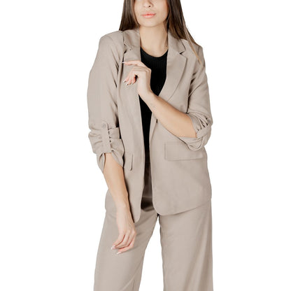 Only Beige Viscose Blazer 1728,71956299936,Beige,Blazers - Suits & Blazers - Clothing,Clothing,IT36|XXS,IT40|S,IT42|M,New with tags,Only,Suits & Blazers - Clothing,Women