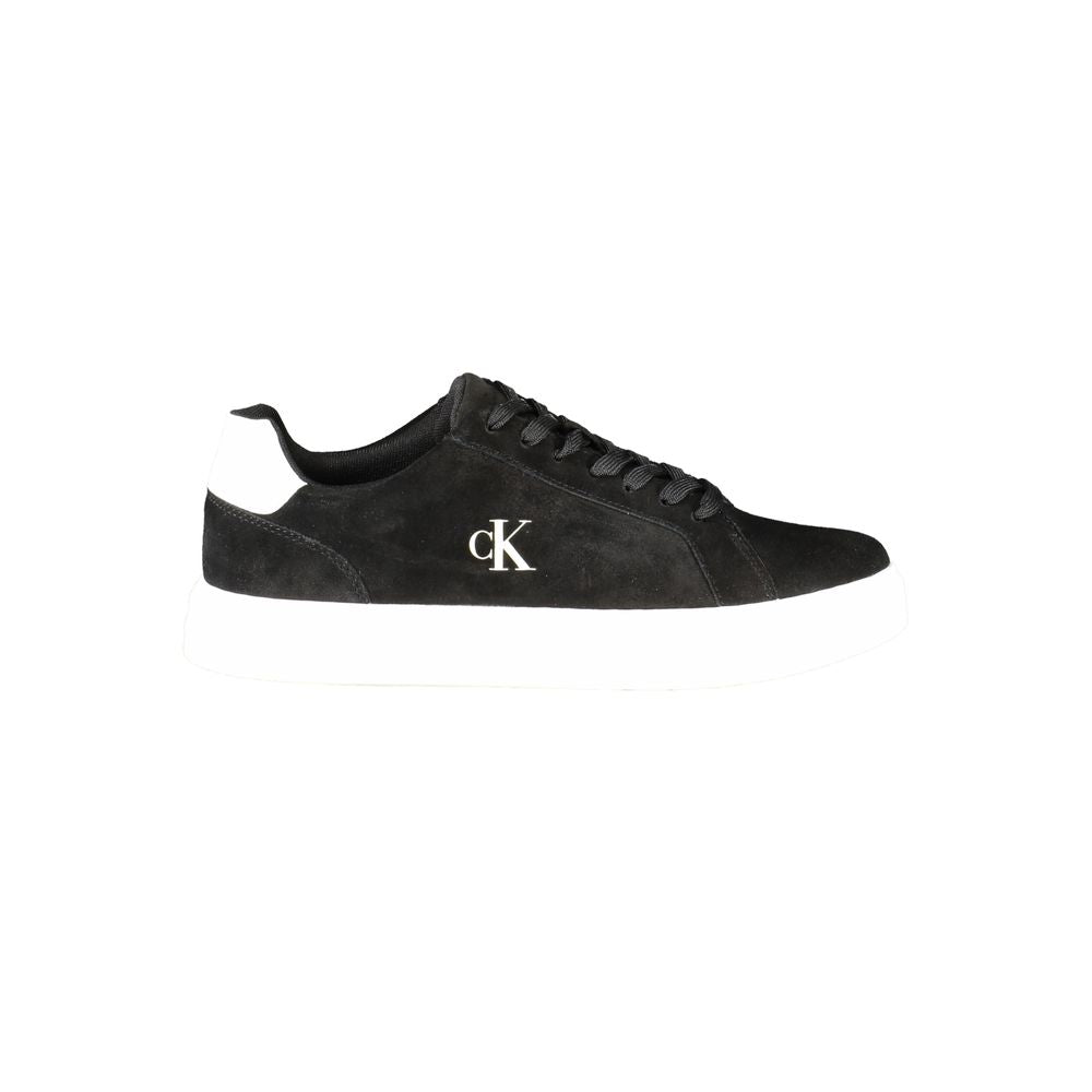 Calvin Klein Black Leather Men Sneaker