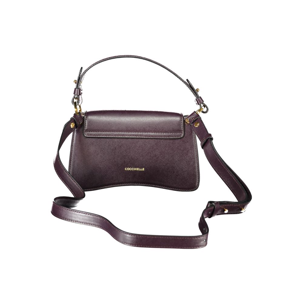 Coccinelle Purple Leather Handbag