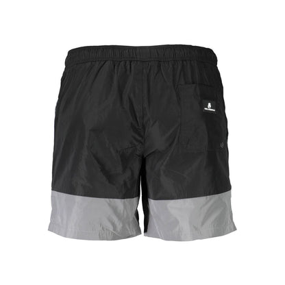 Karl Lagerfeld Black Polyester Men's Swim Trunk