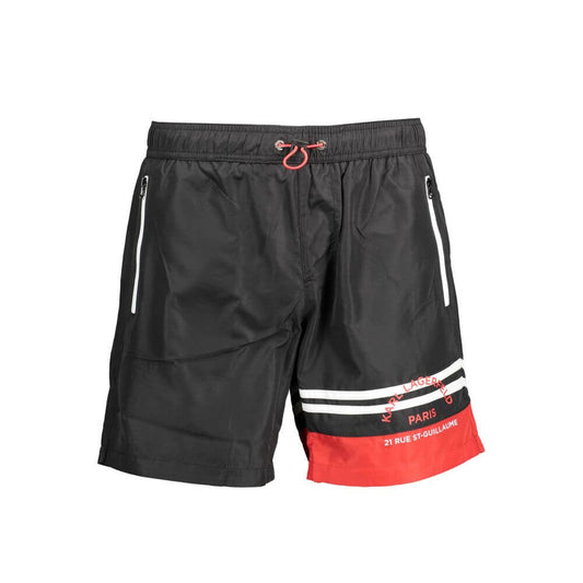 Karl Lagerfeld Black Polyester Men's Swim Boxer 1728,67403481248,Black,Clothing,Karl Lagerfeld,M,Men,New with tags,S,Shorts - Clothing,Shorts - Shorts - Clothing