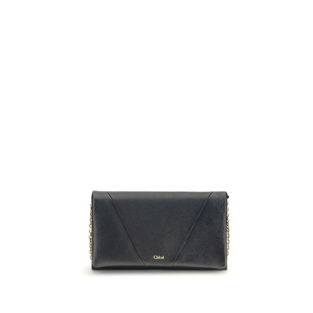 Chloé Black Calf Leather Bos Taurus Wallet