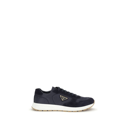 Prada Blue Recycled Polyamide Athletic Sneakers
