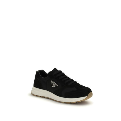 Prada Black Recycled Polyamide Athletic Sneakers Prada