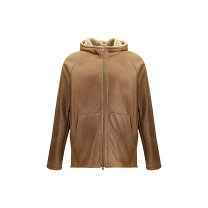 Salvatore Santoro Brown Leather Coat