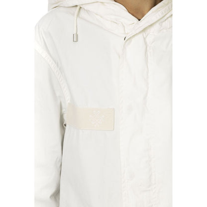 Mr&Mrs Italy White Cotton Women Parka