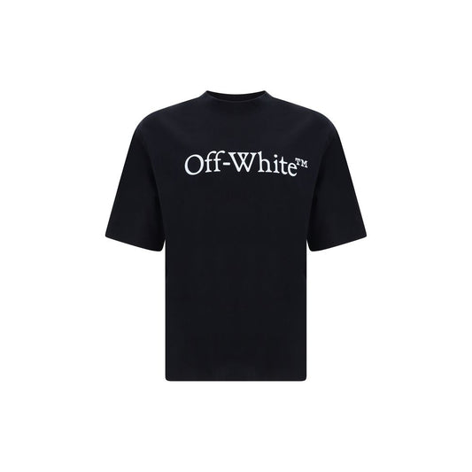 Off-White Black Cotton T-Shirt Off-White