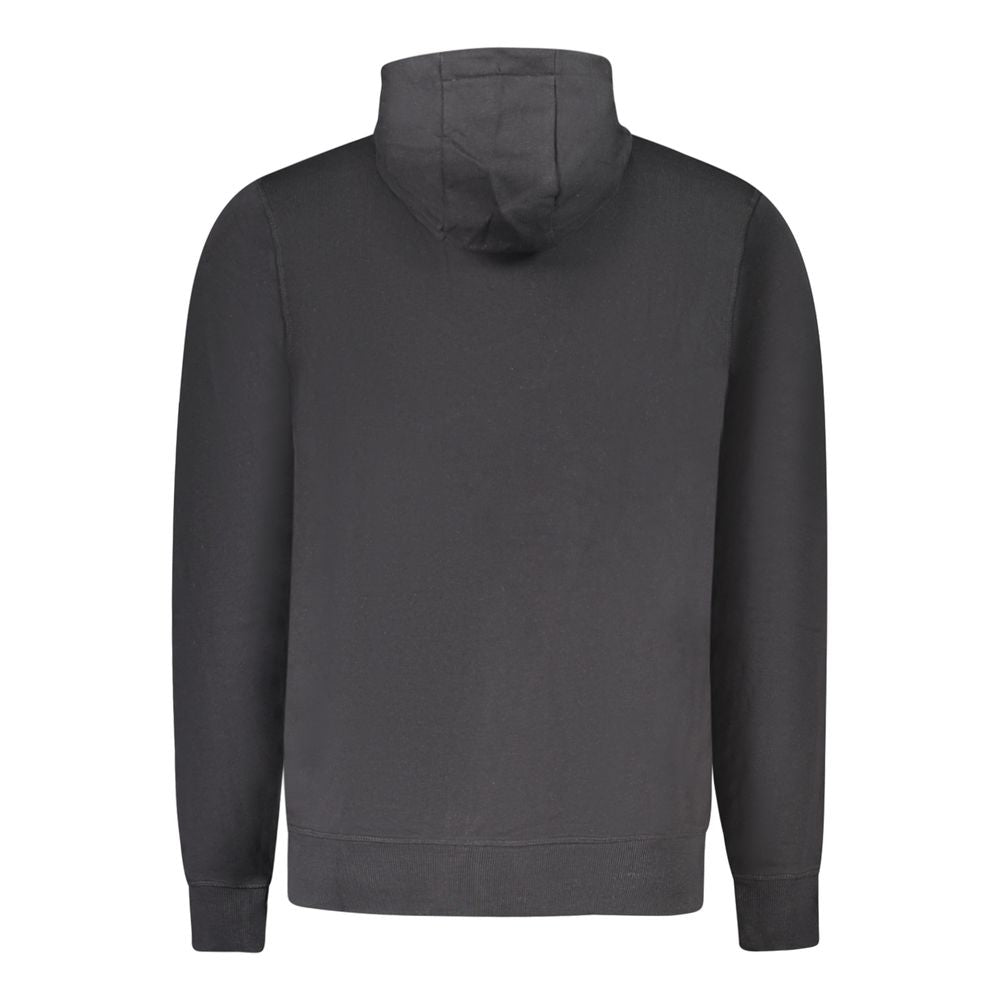 North Sails Black Cotton Men Sweatshirt