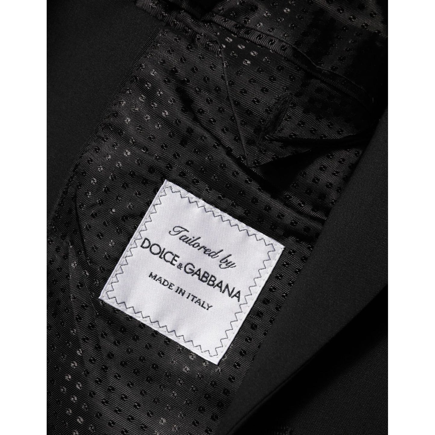 Dolce & Gabbana Black Wool 2 Buttons Suit Men Jacket Blazer 1728,67345645728,Black,Blazers - Suits & Blazers - Clothing,Clothing,Dolce & Gabbana,IT52 | XL,Material: 03+05%SE+92%WV,Men,New with tags,Suits & Blazers - Clothing