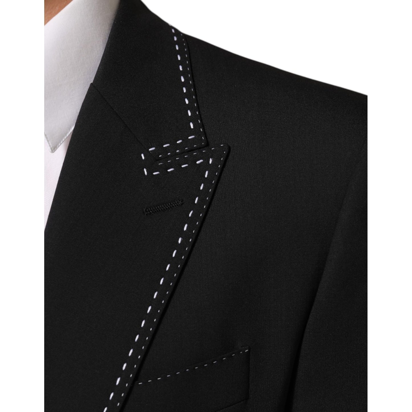 Dolce & Gabbana Black SICILIA 2 Buttons Suit Jacket Blazer