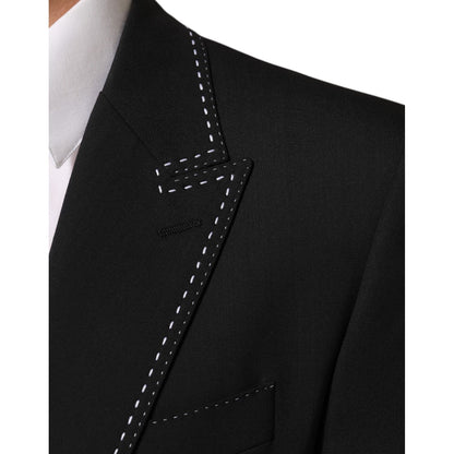 Dolce & Gabbana Black SICILIA 2 Buttons Suit Jacket Blazer