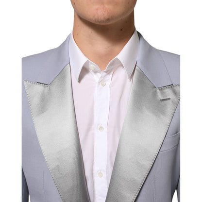 Dolce & Gabbana Gray Wool SICILIA 2 Buttons Men Suit Blazer