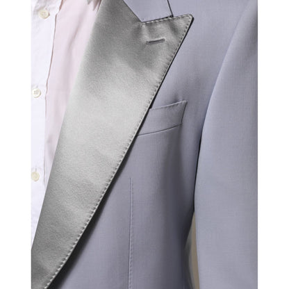 Dolce & Gabbana Gray Wool SICILIA 2 Buttons Men Suit Blazer