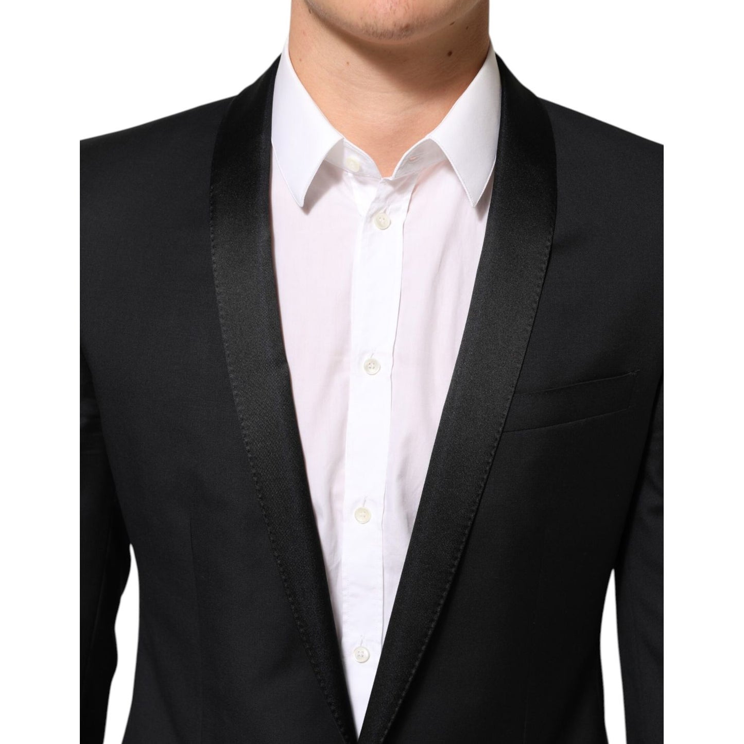 Dolce & Gabbana Black GOLD 1 Button Suit Jacket Men Blazer