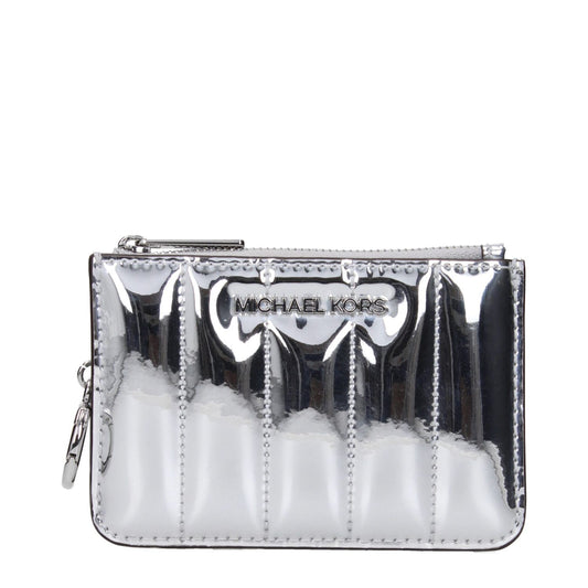 Michael Kors Gray Leather Wallet