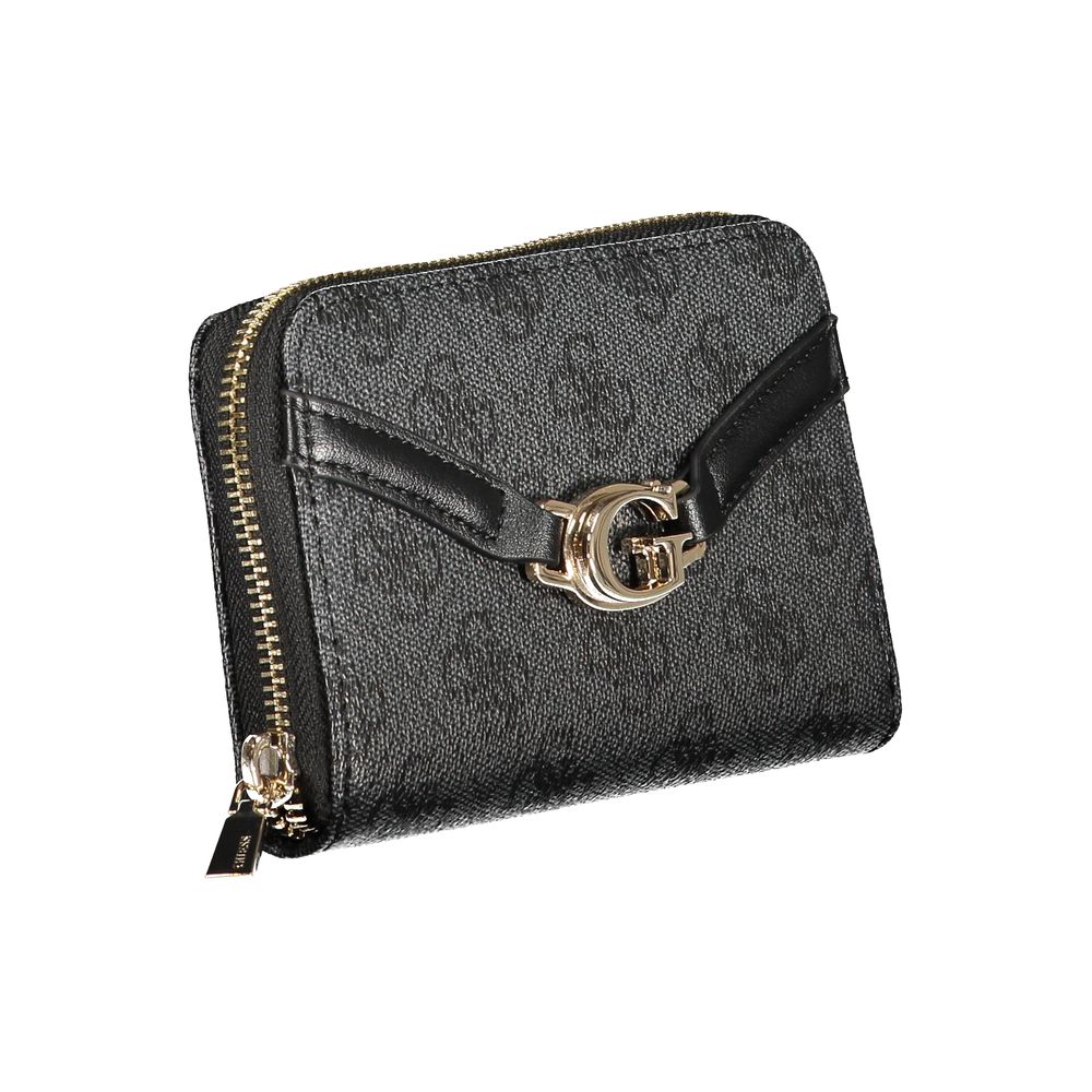 Guess Jeans Nero Poliuretano Womens Wallet