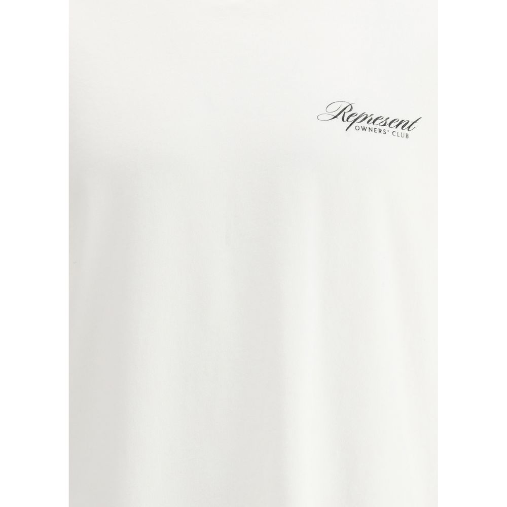 Represent White Cotton Sweatshirt