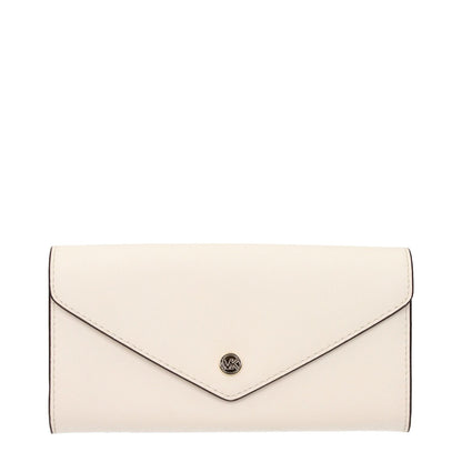 Michael Kors Beige Leather Wallet
