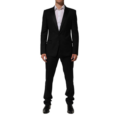 Dolce & Gabbana Black 2 Buttons Jacket Formal 2 Piece Suit