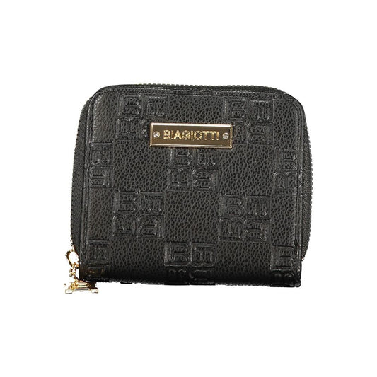 Laura Biagiotti Black Polyurethane Women Wallet 1728,67403481248,Accessories,Black,Laura Biagiotti,New with tags,Wallets - Accessories,Wallets - Wallets - Accessories,Women