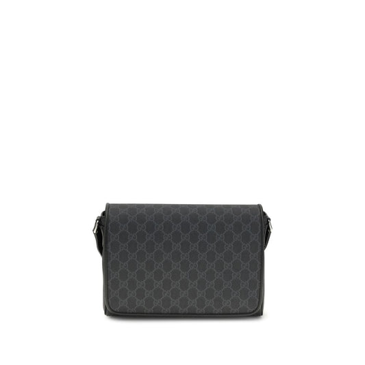 Gucci Black The Medium GG crossbody Bag 1728,72470364320,Bags,Black,Gucci,Men,New with tags,Shoulder Bags - Bags