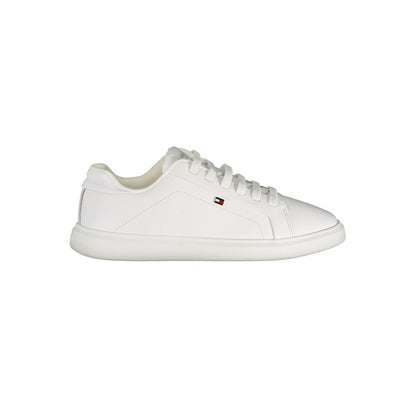 Tommy Hilfiger Bianco Polyurethane Women Sneaker