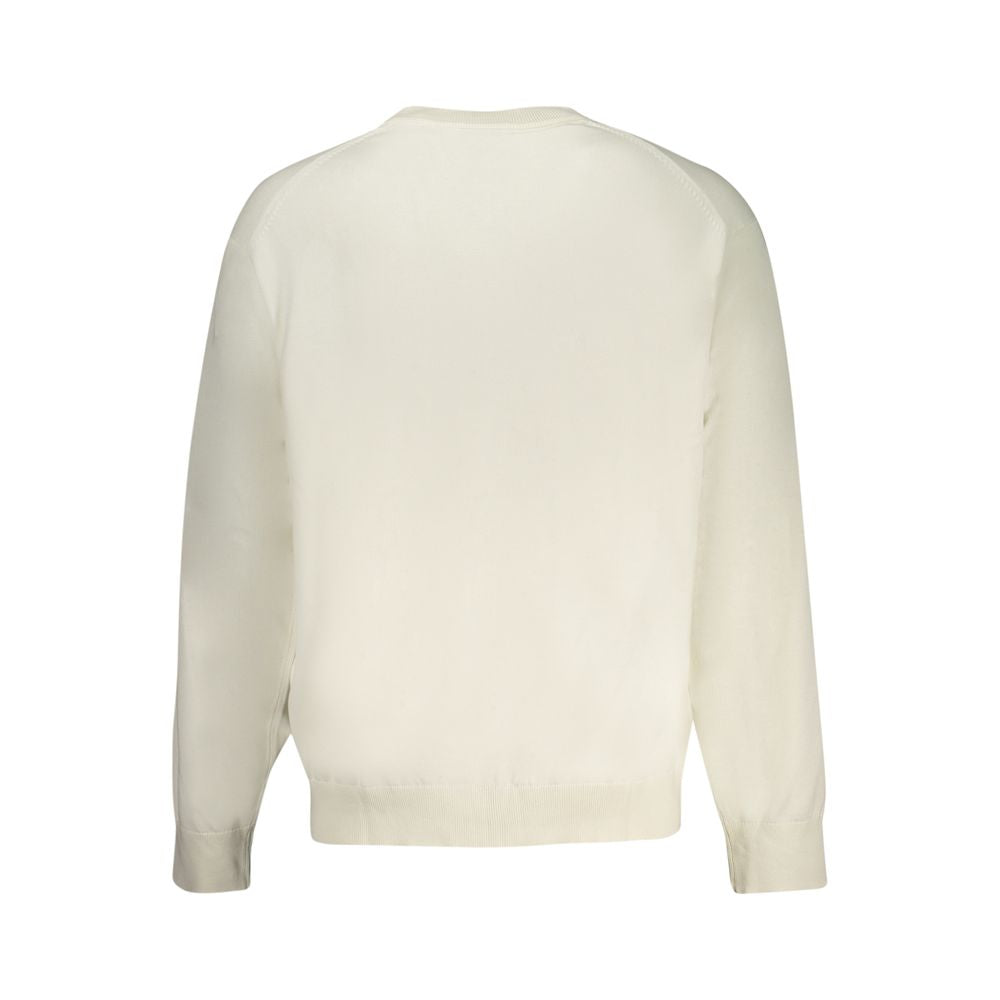 Calvin Klein White Cotton Men Sweater 1728,67403481248,Calvin Klein,Clothing,Men,New with tags,Sweaters - Clothing,Sweatshirts - Sweaters - Clothing,White,XL