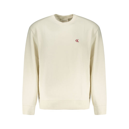 Calvin Klein White Cotton Mens Sweatshirt 1728,67403481248,Calvin Klein,Clothing,Men,New with tags,Sweaters - Clothing,Sweatshirts - Sweaters - Clothing,White,XL