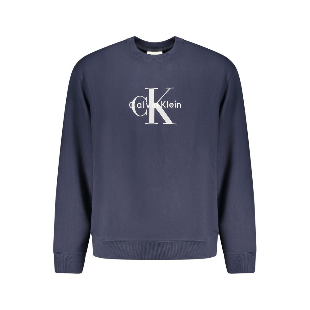 Calvin Klein Blue Cotton Men's Sweatshirt