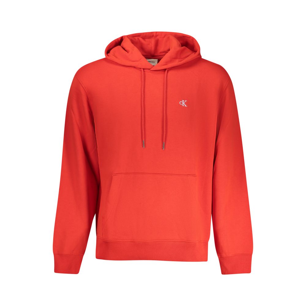 Calvin Klein Red Cotton Men Sweatshirt 1728,67403481248,Calvin Klein,Clothing,Men,New with tags,Red,Sweaters - Clothing,Sweatshirts - Sweaters - Clothing,XL,XXL