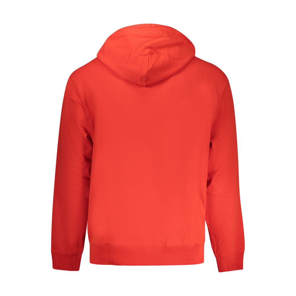 Calvin Klein Red Cotton Men Sweatshirt 1728,67403481248,Calvin Klein,Clothing,Men,New with tags,Red,Sweaters - Clothing,Sweatshirts - Sweaters - Clothing,XL,XXL