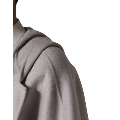 Dolce & Gabbana Off White Belted Long Trench Coat Men Jacket