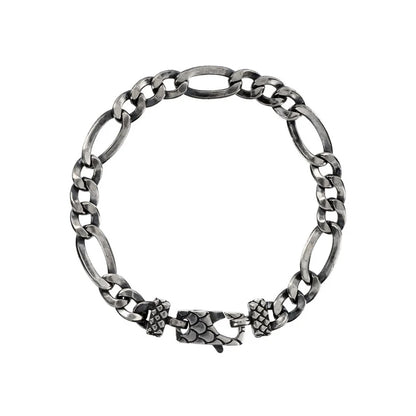 ALBERT M. JEWELS JEWELRY Mod. WSOX00545.S-21 silver chain bracelet