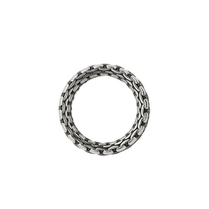 ALBERT M. JEWELS JEWELRY Mod. WSOX00560.S-22 silver chain ring