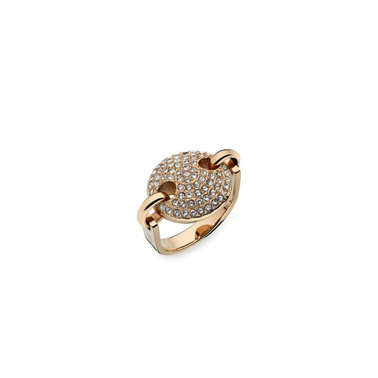 AN JEWELS JEWELRY Mod. AL.RJT01RC-7 gold ring with intricate detailing and embedded stones