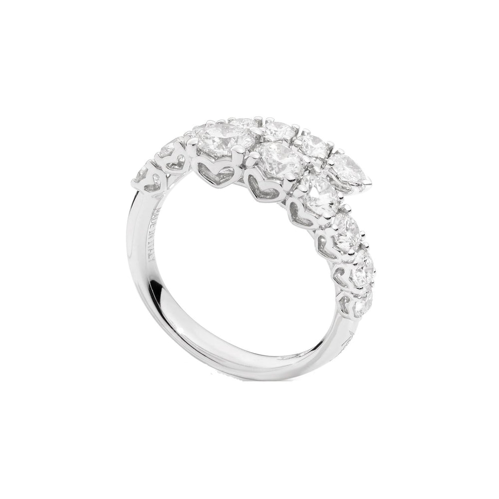 Alt Tag: Elegant ring design - ANELLI RECARLO MOD. R01CO001_065 with sparkling diamonds and intricate detailing.