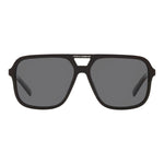 DOLCE & GABBANA MOD. ANGEL DG 4354 acetate sunglasses for gent, stylish black frame with dark lenses.