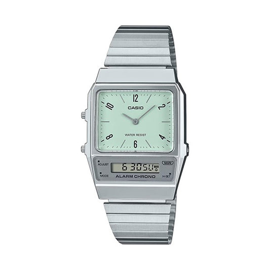 CASIO VINTAGE Mod. EDGY COLLECTION - GREEN AQ-800E-3AEF