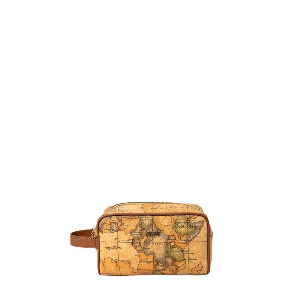 Front view with bag zipped and handles upright.