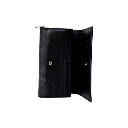 Alviero Martini Prima Classe Black Leather Wallet