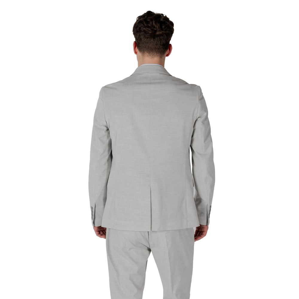 Antony Morato Gray Polyester Blazer