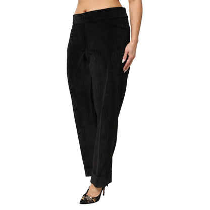 BENCIVENGA Black High Waist Straight Dress Trouser Pants BENCIVENGA