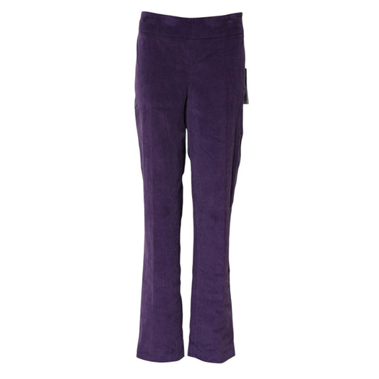 BENCIVENGA Purple High Waisted Flared Pants BENCIVENGA