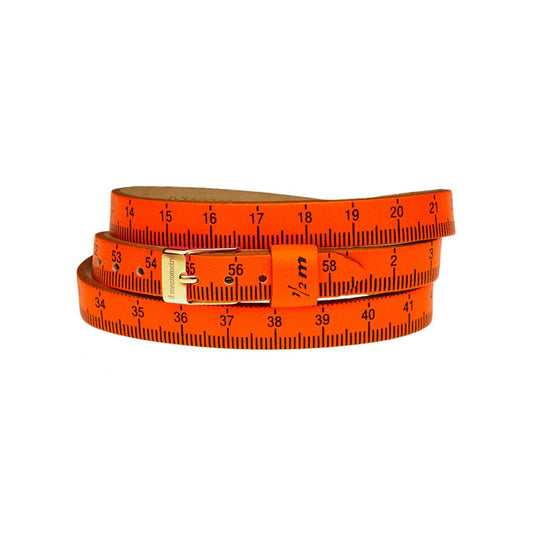 Il MEZZOMETRO Mod. FLUO - Bracciale in pelle/leather bracelet-0