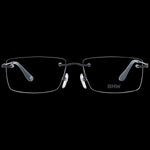 BMW MOD. BW5066-H 56002 Gent glasses on black background, featuring elegant metallic frames with sleek design for men.