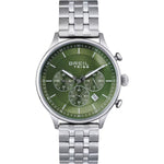 BREIL TRIBE Mod. EW0641 gent's quartz analog chronograph watch, 42mm case, water-resistant to 5 ATM, mineral dial with bracelet.